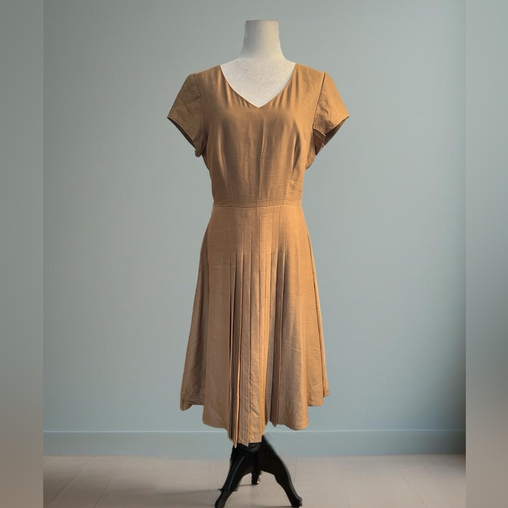 Coldwater Creek Elegant Tan Dress